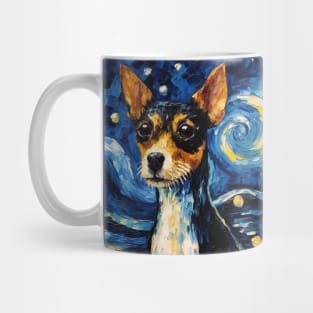 Toy Fox Terrier painted by Vincent Van Gogh Mug